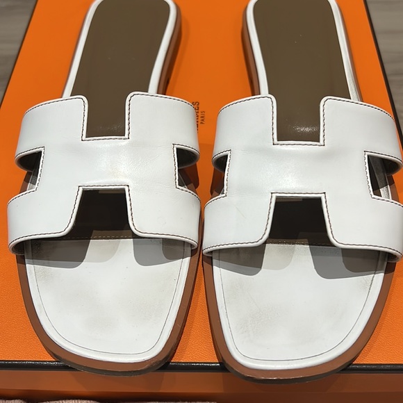 Hermes Oran Sandals w/ Original Box and Dust Bags - Picture 8 of 9